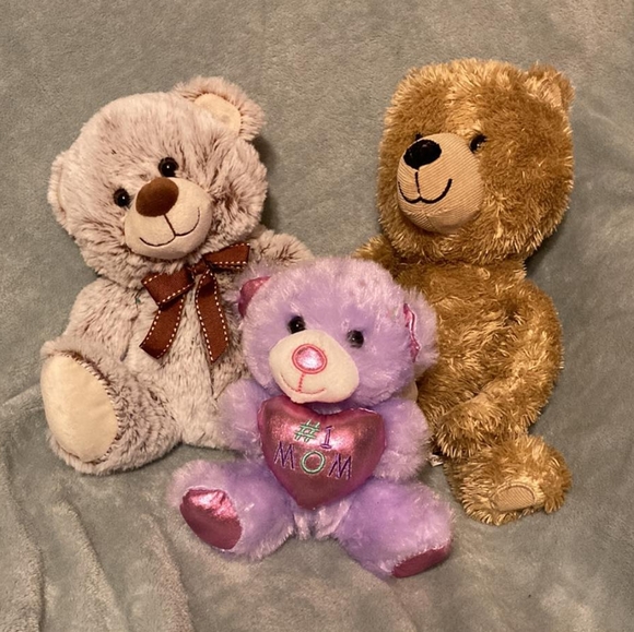 Teddy Bear Bundle - Lot of 3 Plush Animals - Picture 10 of 10